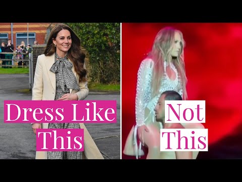 Dress Like Princess Kate, Not Jennifer Lopez; Advocating for Royal Style Over Hollywood's Vulgarity