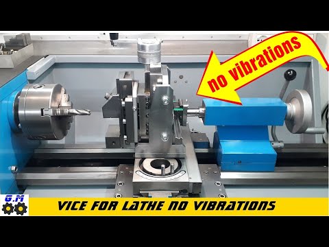 Vice for lathe no vibrations system - Morsa con Sistema antivibrazione