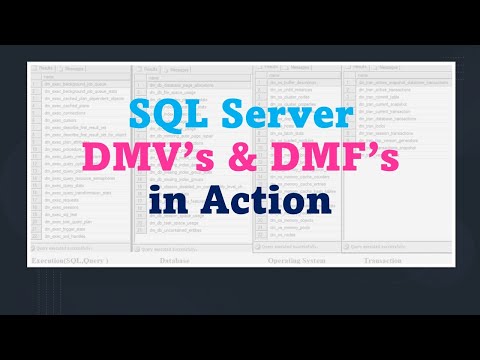 MSSQL - Understanding Top DMV's & DMF's by Example (Dynamic Management Views / Funcations)