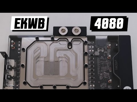 EKWB RTX 4080 ASUS TUF Water Block Installation & Testing