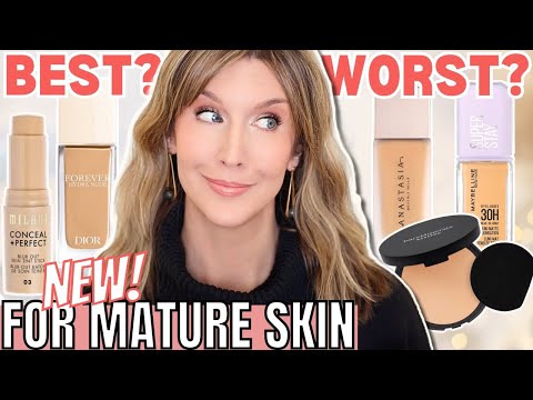 5 Best & Worst NEW Foundations for Mature Skin | 2025 Foundation Roundup