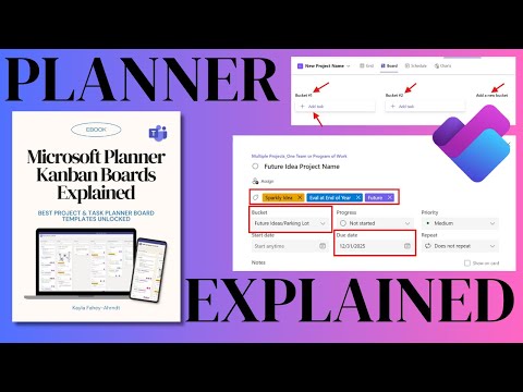 Microsoft Planner Tutorial - How to Create a Kanban Board for Project Management