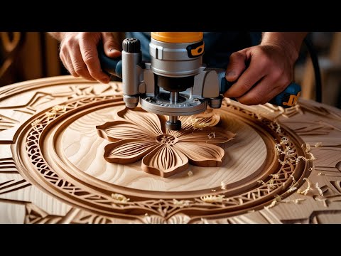 From Slab to Showpiece: Router Carving & Crystal Clear Epoxy Transformation