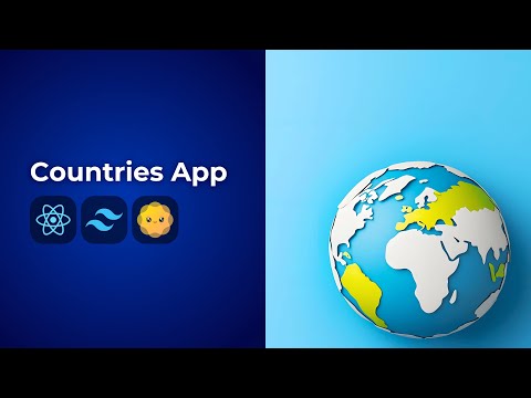 Build a Country Explorer App with React JS, Tailwind CSS & DaisyUI