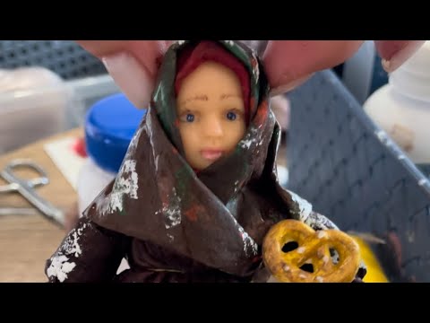 Делаем ватную игрушку от начала до конца. Одна из первых моих куколок. Много ошибок.