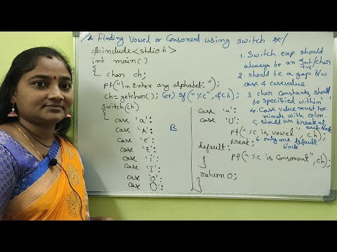 C-Language|| Class-54 || Switch Statement in C || Both in Telugu and English ||Telugu Scit Tutorials