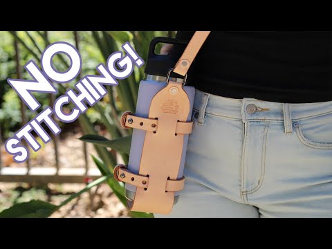 DIY Bottle Sling Tutorial | Leathercraft