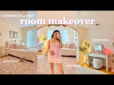 ULTIMATE AESTHETIC ROOM MAKEOVER 🩰🌟 *iconic* pinterest inspired transformation
