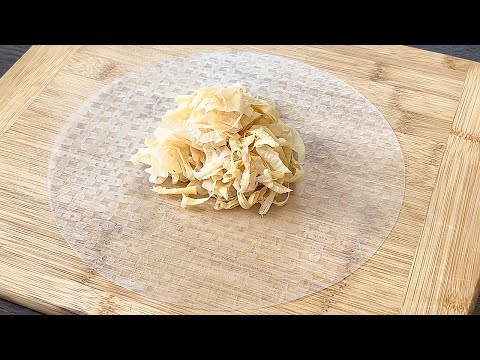 Rice paper can also make pies! No kneading, quick and easy!《Rice Paper Pies》