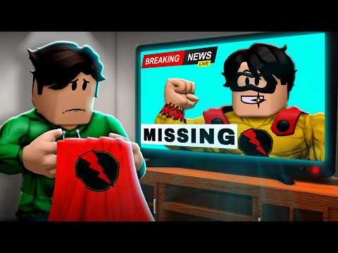 His SUPER HERO Brother Went MISSING! (A Roblox Movie)