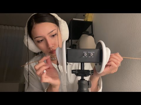 ASMR ☆ Intense Ear Cleaning + Mouth Sounds (crispy tingles)