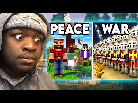 Telling My Kids THIS Was Minecraft Movie! 1000 Players Simulate Civilization: Rich & Poor REACTION!