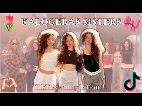 KALOGERAS SISTERS TikTok compilation 💕- (edits, their vids, etc)