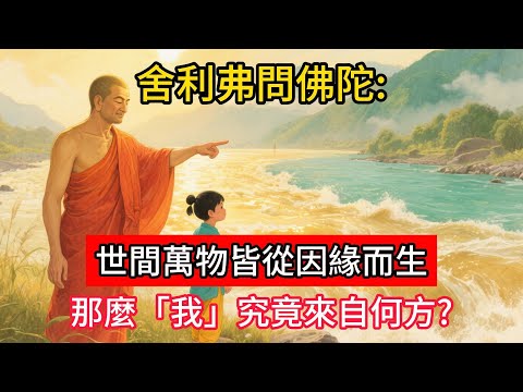 舍利弗問佛陀：世間萬物皆從因緣而生，那麼「我」究竟來自何方？#佛學 #正能量 #菩提解脫道 #佛教文化 #佛教故事 #人生感悟