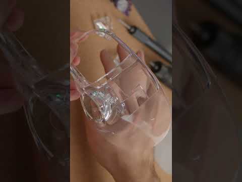The transparent Ploopy Thumb trackball