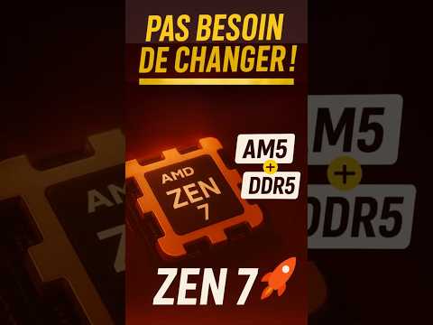 AMD Zen 7 compatible avec AM5 et DDR5???  La rumeur qui donne de l'espoir aux gamers ! #AMD #gaming