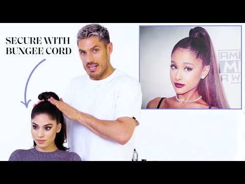 Chris Appleton's Ponytail Masterclass: Ariana Grande, Kim Kardashian, and Jennifer Lopez | Glamour