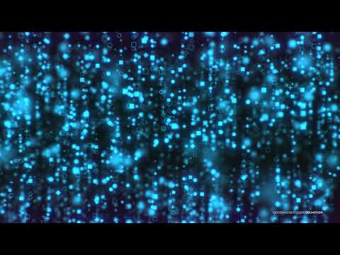 4K Color Particles Shapes Rain Half Hour Long Loop - Video Background Screensaver Animation Effect