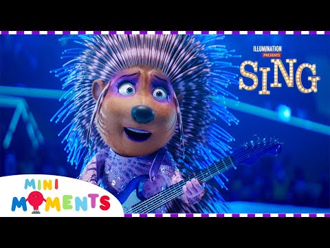 All of Ash's Songs in Sing 1 and 2 🎤 | Song Compilation | Mini Moments