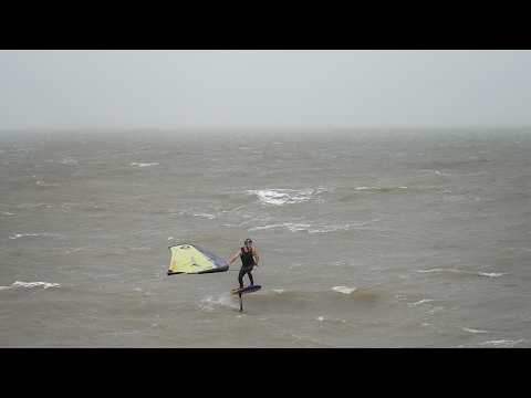 WING FOIL STORM SESSION - IN SEARCH OF 40MPH+ WIND!