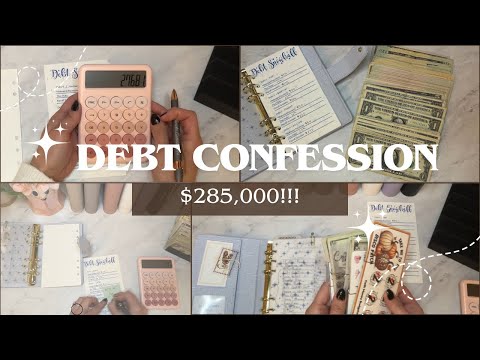 Debt Confession 🫣 | $285K in debt | How to become debt free using the #snowballmethod 