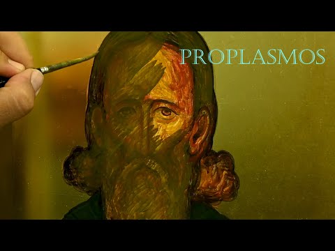 Byzantine Iconography Lesson on Painting Base Colors for the Face