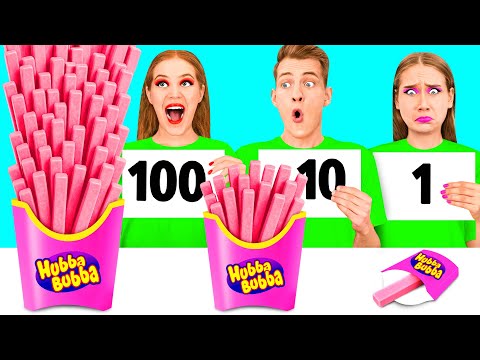 Big, Medium and Small Plate Challenge | Edible Battle