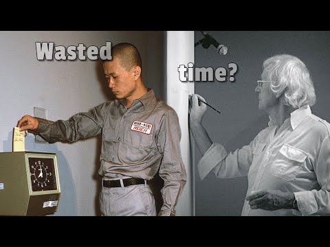 What is wasted time? The tale of three artists