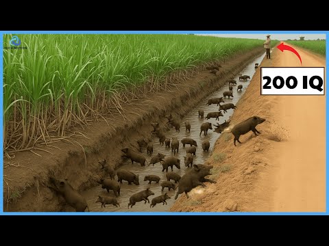 How Farmers Trap Millions of Wild Boars in Cornfields - You Won't Believe Their Effectiveness!