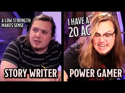 how different players make characters