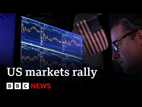 US markets bounce back as China-US trade war shows no signs of slowing | BBC News