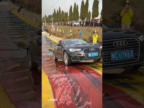 Audi A8 3.0L V6 vs Audi A6 2.0L in BJ40 2.0T in Volkswagen Passat: Weird off-roading in China