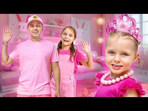 Dasha Wants Everything Pink! 🩷 Pink vs Black Challenge & Wednesday