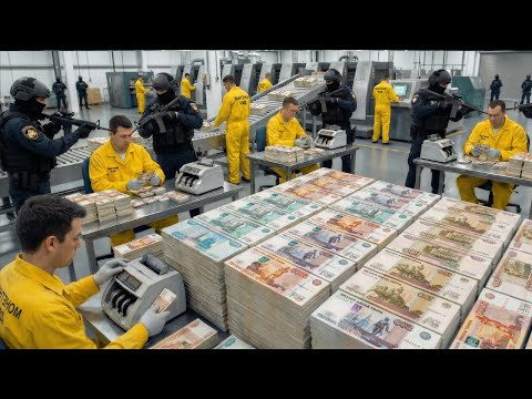 Inside the Russian Ruble Factory: How Money Is Built to Survive Isolation (Full Process)