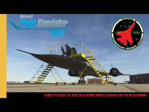 First Flight in The Blackbird Simulations SR-71A Blackbird
