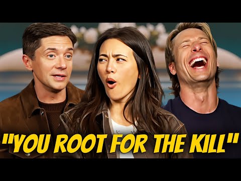 Glen Powell, Jessica Henwick & Topher Grace on Murder & Money in How To Make a Killing