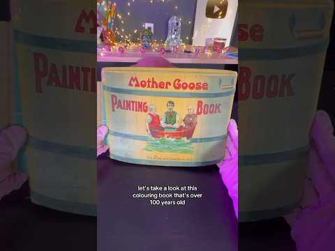 What I Found In A 100 Year Old Coloring Book… #art #coloring #history