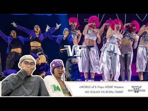 [ENGSUB] dancers react to #WSWF World of Street Woman Fighter • K-pop Mission • RF vs AG squad