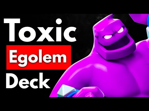 The Most NO SKILL Elixir Golem Deck is Back!!