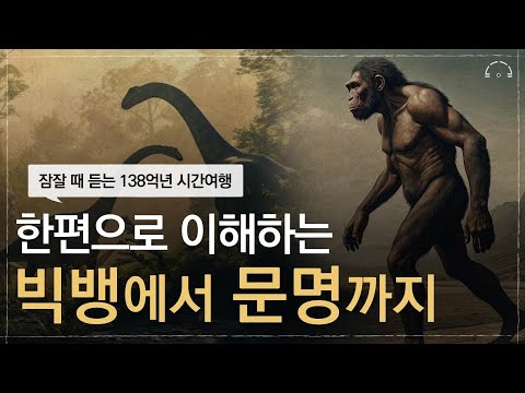 [수면다큐] 한편으로 이해하는 138억년 연대기. 최초의 우주부터, 최초의 인류문명까지 | 지적 대화를 위한 넓고 얕은 지식 제로 | 오디오북