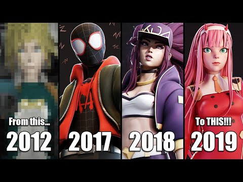 My Art Progress [2016 - 2019] - How I Learned How to Sculpt!