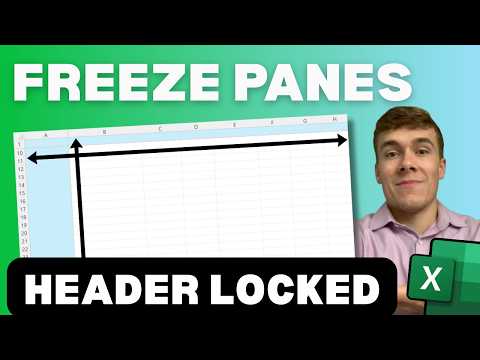 FREEZE PANES In Excel | Lock Headers In Place