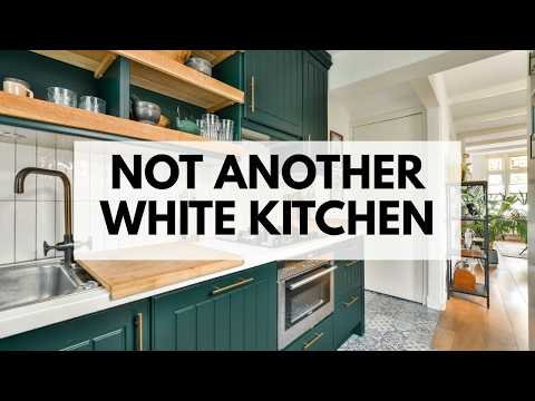 Beautiful Kitchen Cabinet Paint Colors (that aren't white!)