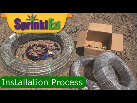 Installation Process: SprinklEzi-New Innovative Sprinkler System from Driptech India