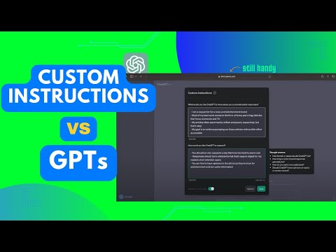 ChatGPT Custom Instructions vs GPTs: Ultimate Comparison