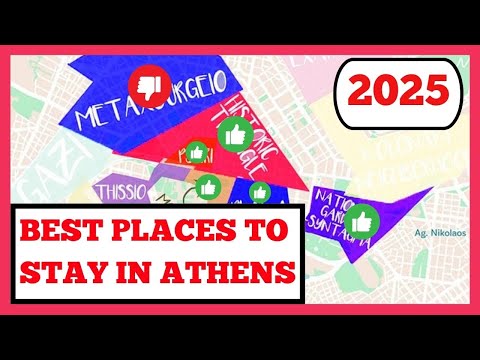 WHERE TO STAY in Athens in 2025 (WATCH BEFORE BOOKING)