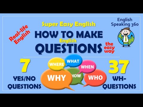 How to ASK QUESTIONS in English EASY ENGLISH for BEGINNERS English Speaking 360