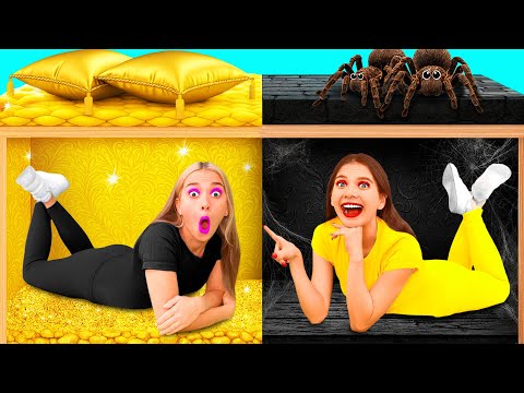 Secret Rooms Under The Bed | Rich VS Broke Funny Situations