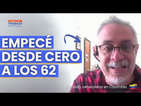 ¿Demasiado mayor para trabajar online? ❌ Así Oswaldo gana en dólares a los 62 desde Colombia ✅