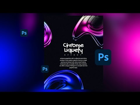 Create a Stunning Chrome Liquefy Effect in Photoshop – Easy Step-by-Step Tutorial!